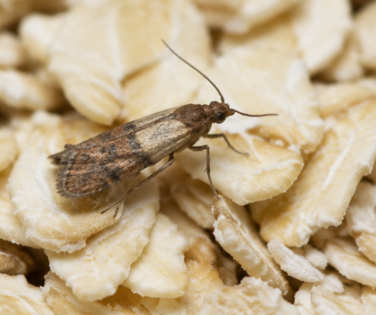 Mites alimentaires dans un placard de cuisine en Alsace